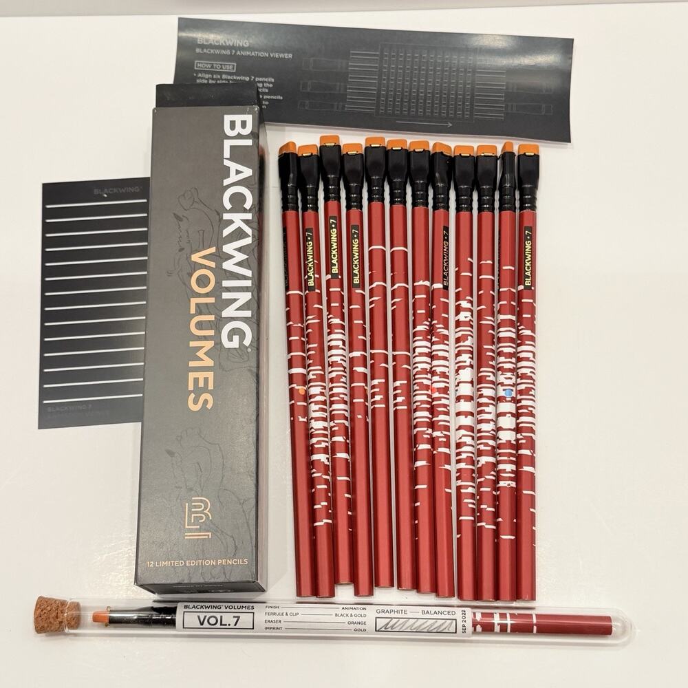 Blackwing Special Edition Pencils - Volume 7 "Animation Pencil" Box of 12, New